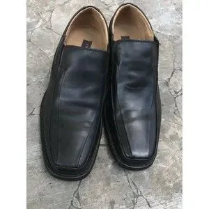Shoes | Mens Structure Black Leather Shoes Size 11 Casual 